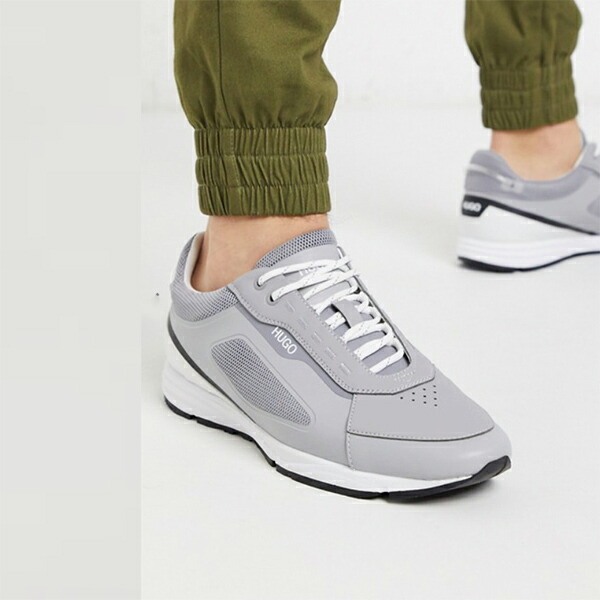 Hugo Champion Hybrid Runトレーナー Vans グレー 靴 20代 プリント 30 Hugo Champion Hybrid Runトレーナー Vans グレー 靴 20代 プリント 30