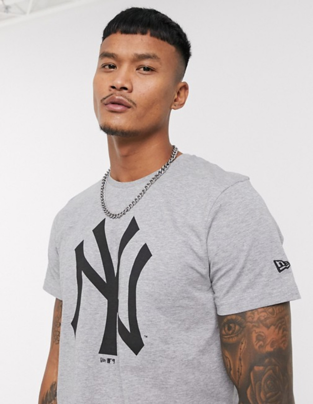 楽天市場 New Era Mlb ニューヨーク ヤンキース ロゴ Tシャツ グレー トップス 代 30代 40代 ファッション コーディネート オシャレ カジュアル セレクトショップ Diva Closet