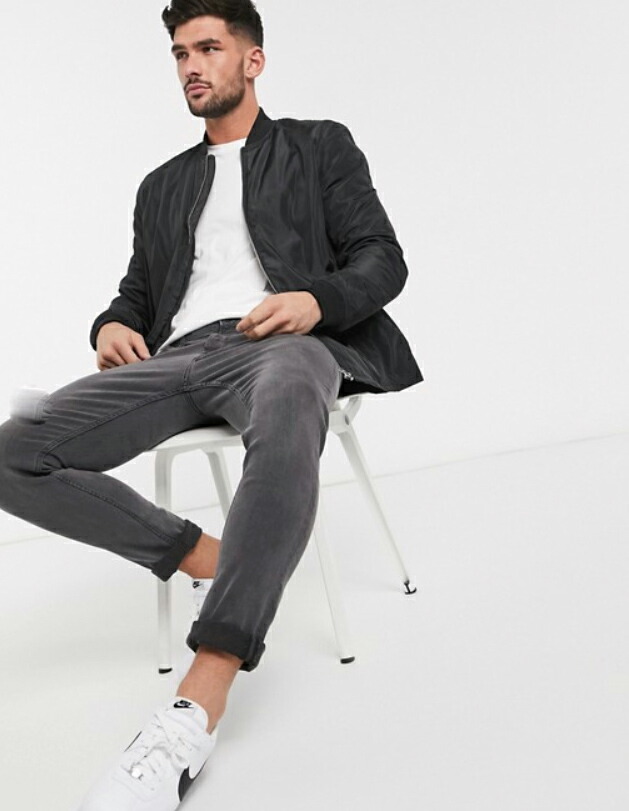 楽天市場 ブラック New Look ハイブリッド ボンバー ジャケット メンズ 代 30代 40代 ファッション コーディネート 小さいサイズから大きいサイズまで オシャレ トレンド インポート トレンド セレクトショップ Diva Closet