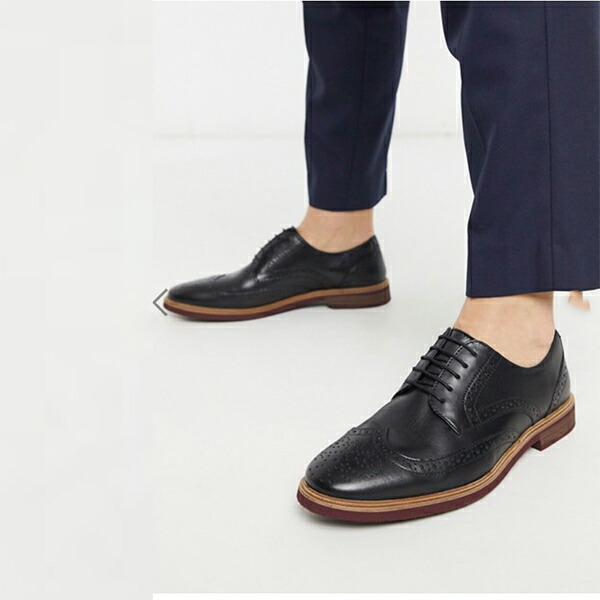 50 Off 楽天市場 Asos Design コントラスト ソール付き ブラック レザー ブローグ シューズ 代 30代 40代 ファッション コーディネート 小さいサイズから大きいサイズまでオシャレ トレンド インポート トレンド セレクトショップ Diva Closet 楽天1位 Www