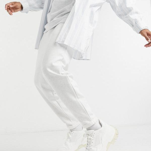 絶対一番安い 楽天市場 エイソス Asos Asos Asosdesignはホワイトマールのオーガニック特大ジョガーをコーディネート パンツ ボトム メンズ 男性 インポートブランド 小さいサイズから大きいサイズまで 代 30代 40代 50代 カジュアル セレクトショップ Diva Closet