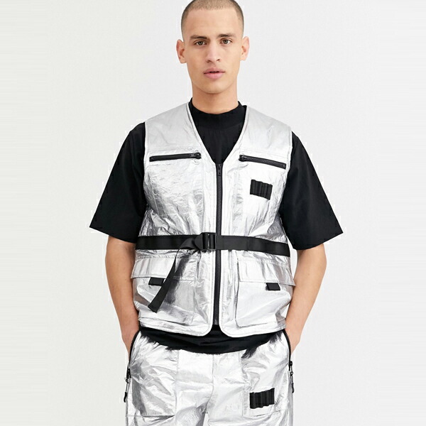 海外ブランド エクストリームスーパースキニーフィット インポート 大きいサイズ ジレ Ord 共同 銀 金属 Design Asos メンズ エイソス Asos Asos スウェットパンツ コーディネート ファッション 40代 30代 代 ジーパン ジーンズ As Socks Studio Com