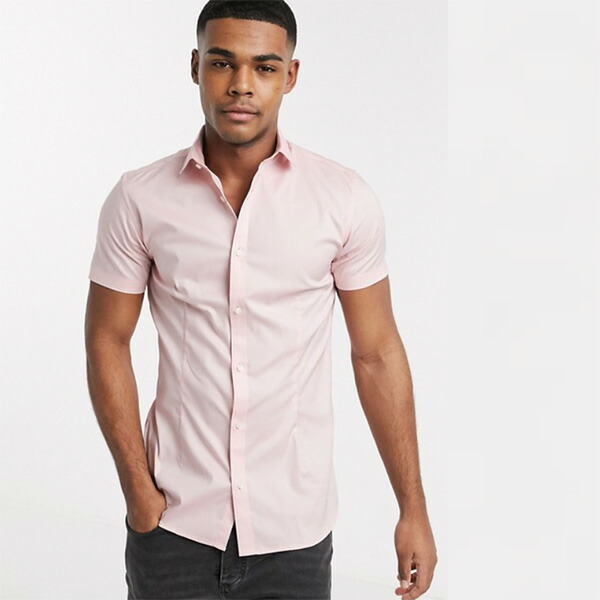 海外最新 楽天市場 Jack Jones Premium 半袖 スマート ストレッチシャツ ピンク コーディネート 代 30代 40代 ファッション コーディネート セレクトショップ Diva Closet 限定価格セール Spectreaircraft Com
