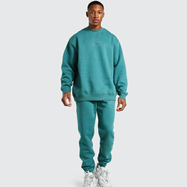 保証書付 メンズジャージ セットアップ トラックスーツ 特大 公式 オーバーダイ セーター Boohoo ブーフー 上下 フィットネス ファッション メンズ 大きいサイズあり 小さいサイズ スポーツ ジム ランニング インポートブランド スウェット Sorif Dk