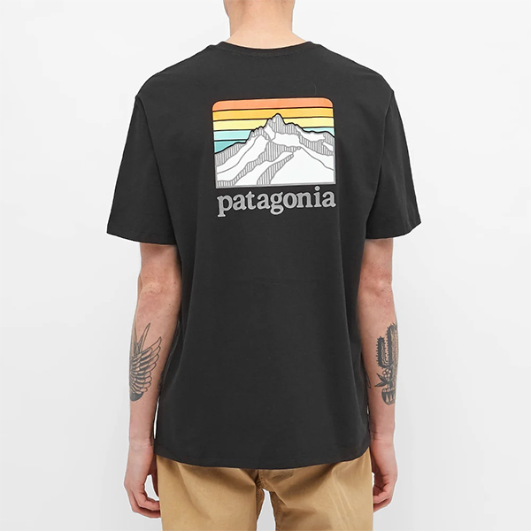 mens black patagonia t shirt