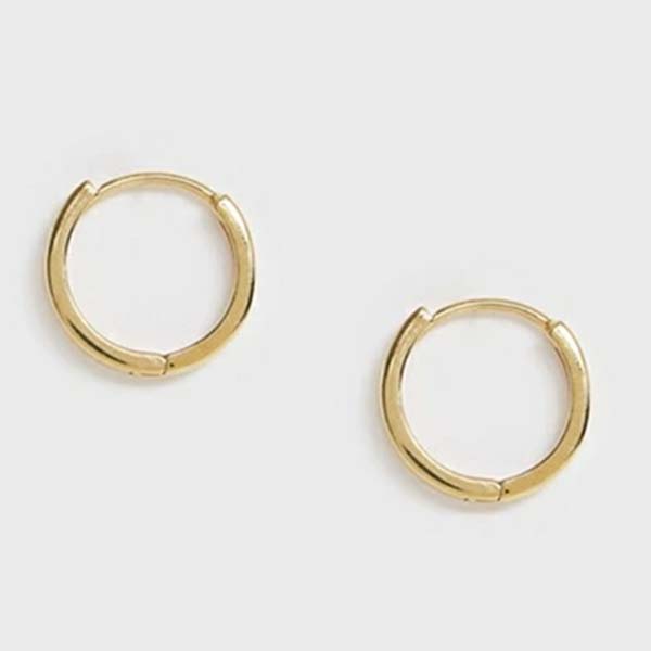 楽天市場 Asos Design スターリング シルバー チャンキー フープ ピアス K14ゴールドプレート アクセサリー メンズ 代 30代 40代 インポート ブランド セレクトショップ Diva Closet