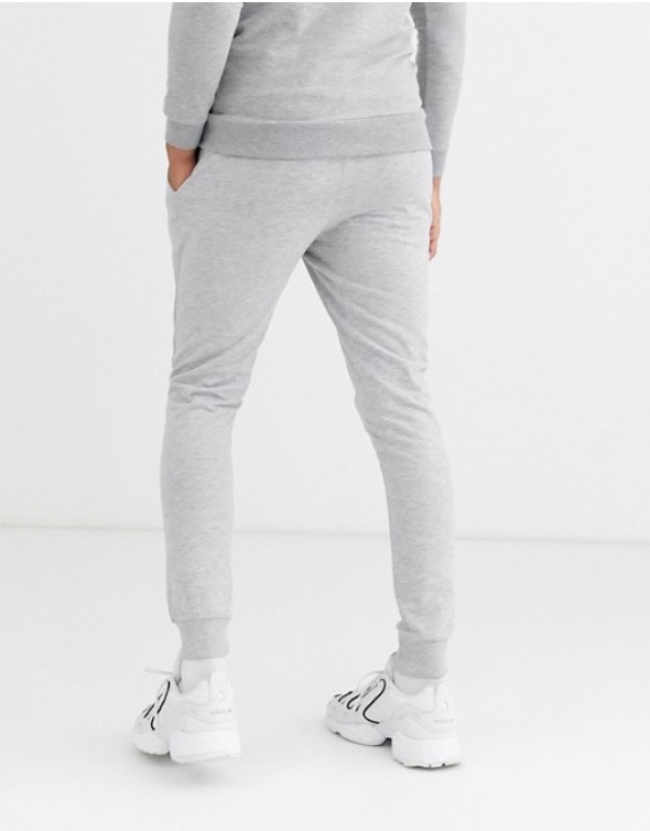 メール便送料無料 エイソス Asos Design メンズ ジョガーパンツ スキニー ボトムス パンツ Lightweight Skinny Joggers In Grey Marl グレー ロングセラー Www Endocenter Com Ua