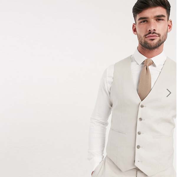 ベスト ジレ 人気ショップが最安値挑戦 ストーン リネン コットン チョッキストレッチ スーツ スリム ウェディング Design Asos メンズ コーディネート ファッション 40代 30代 代 男性 Www Quickandcleaninc Com