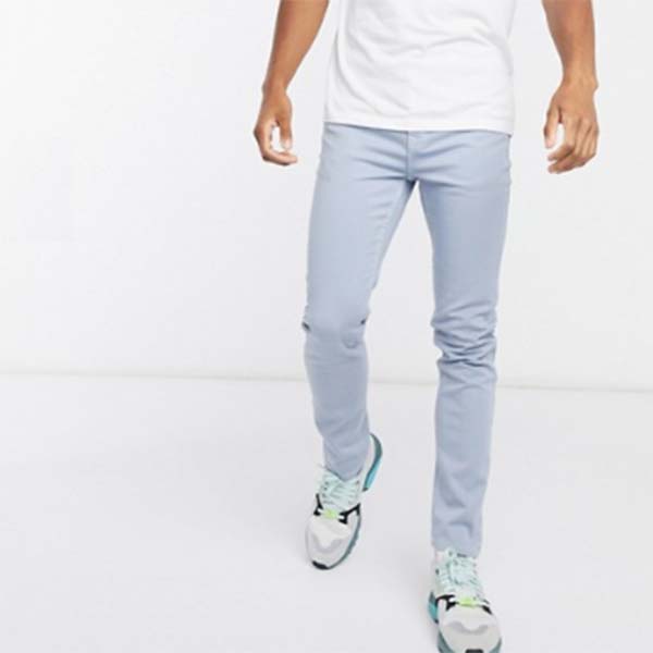 世界有名な メンズ ジーンズ スキニー ブルー フラワー コーン Design Asos 男性 コーディネート ファッション 40代 30代 代 小さいサイズから大きいサイズまで As Www Sripathi Net