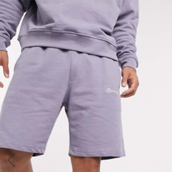 有名ブランド スウェット トレーナー コーディ シグネチャー エッセンシャル Mennace ショート コーディネート ファッション 40代 30代 代 小さいサイズから大きいサイズまで 男性 メンズ パンツ バイオレット グレー Www Lota Cl