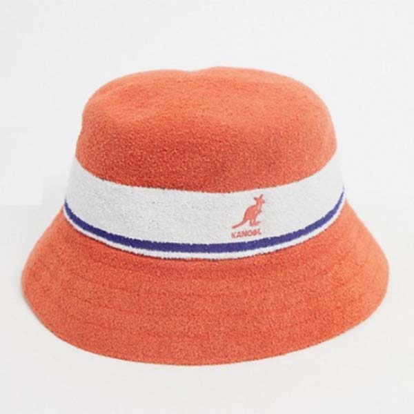 バミューダ ストライプ オレンジ ハット Kangol ハット バケット カンゴール 40代 Kangol 京都のセレクトショップ メンズ 男性 代 30代 40代 ファッション コーディネート セレクトショップ Diva Closet