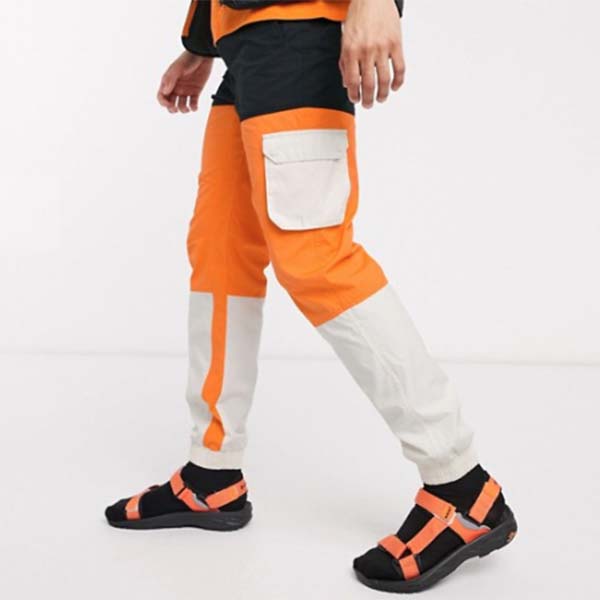 激安ブランド Hi Tec パネル カーゴパンツ ブラックとオレンジ メンズ 男性 小さいサイズから大きいサイズまで 代 30代 40代 ファッション コーディネート 即納最大半額 Ceao Com Ar