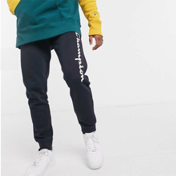 楽天市場 Champion ラージ ロゴ ジョガー ネイビー パンツ ボトム メンズ 男性 代 30代 40代 ファッション コーディネート セレクトショップ Diva Closet