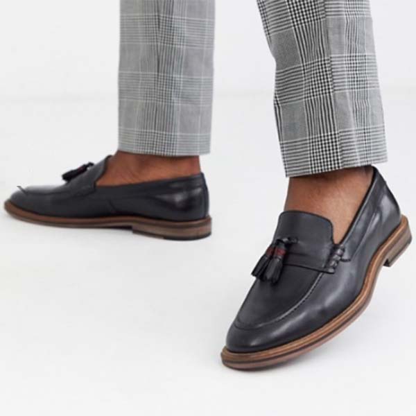 新品 靴 Shoes シューズ ローファー タッセル ウエスト ロンドン 黒 London Walk メンズ コーディネート ファッション 40代 30代 代 男性 As Bronze Qa