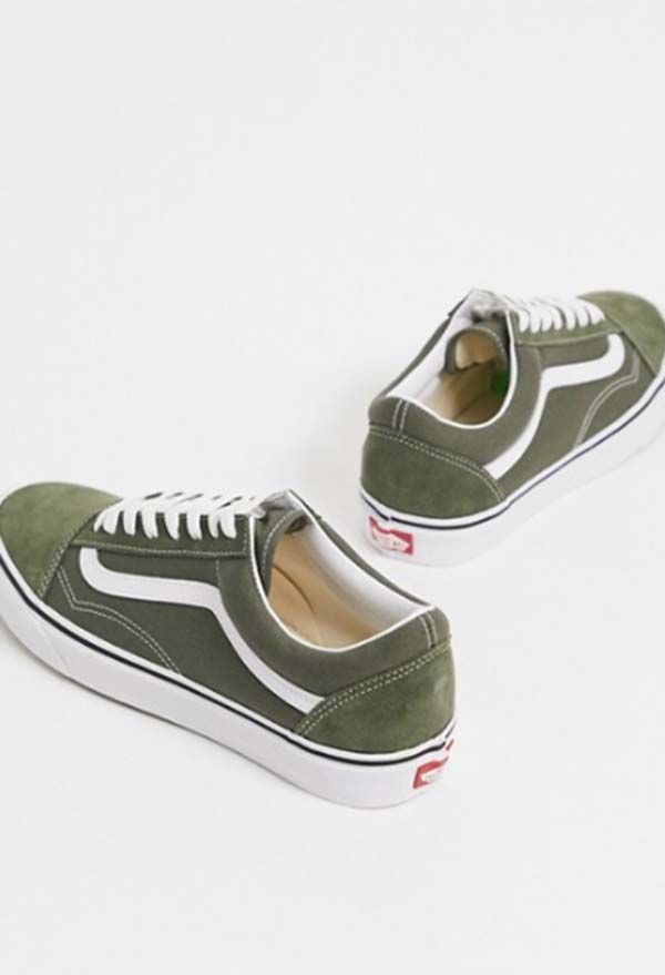 選べるサイズ展開 Vans バンズ オールド スクール トレーナー グリーン メンズ 男性 小さいサイズから大きいサイズまで 代 30代 40代 ファッション コーディネート 再再販 Greenzonwheelz Com