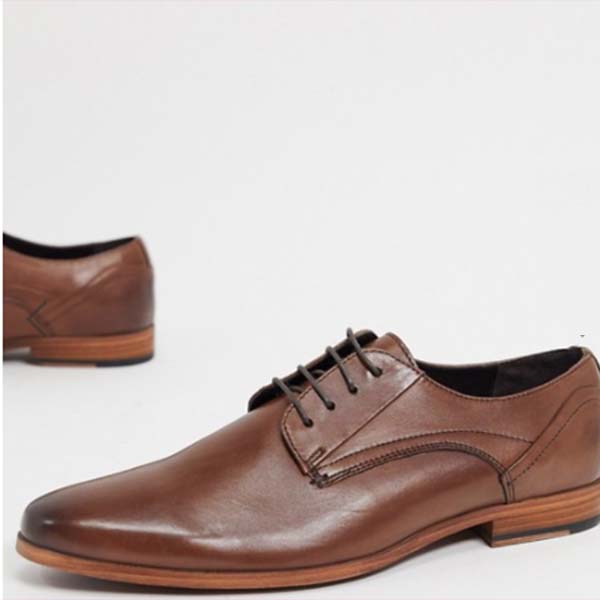 楽天ランキング1位 楽天市場 Asos Design ナチュラル フィット ブラウンレザー ワイド フィット レース アップ シューズ 靴 Shoes シューズ メンズ 男性 代 30代 40代 ファッション コーディネート セレクトショップ Diva Closet 驚きの値段 Precisionnm Com