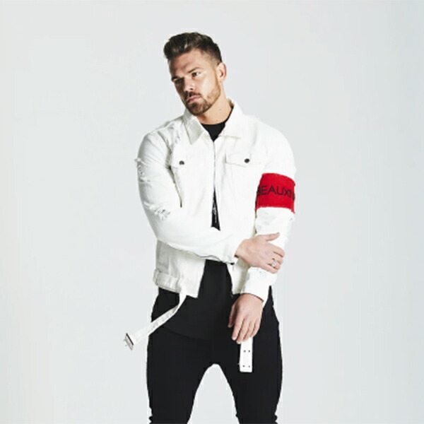 人気の新作 コート ジャケット 40代 30代 代 トレンド インポート 大きいサイズ メンズ ホワイト デニム ジャケット Beauxnarrow ボウナロー ファッション 日本未入荷 カジュアル コーディネート Firstbev Ng