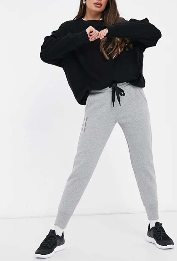 楽天市場 アンダーアーマー Under Armour ロゴ ライバル ジョガー スウェット パンツ ボトム レディース 女性 インポートブランド 小さいサイズから大きいサイズまで ジム フィットネス スポーツウェア ヨガ セレクトショップ Diva Closet