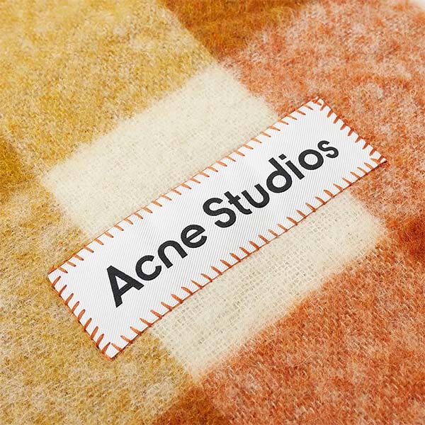 Studios Acne アクネ アクネ チェック柄 スカーフ ストール 首元 メンズ レディース アクネ Acne ハイブランド インポート Acne ハイブランド ブランド ユニセックス 代30代 40代 50代 60代 プレゼント セレクトショップ Diva Closet京都のセレクトショップdivacloset