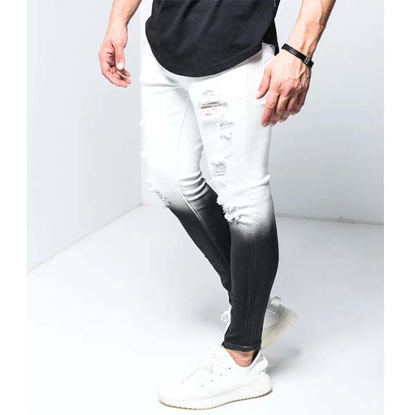 Gentleman To Be ジェントルマントゥービー グラデーション ダメージ ジーンズ デニム 代30代40代 日本未入荷 大きいサイズあり 流行 最新 メンズカジュアル Edm フェス ファッション Feida Security Com