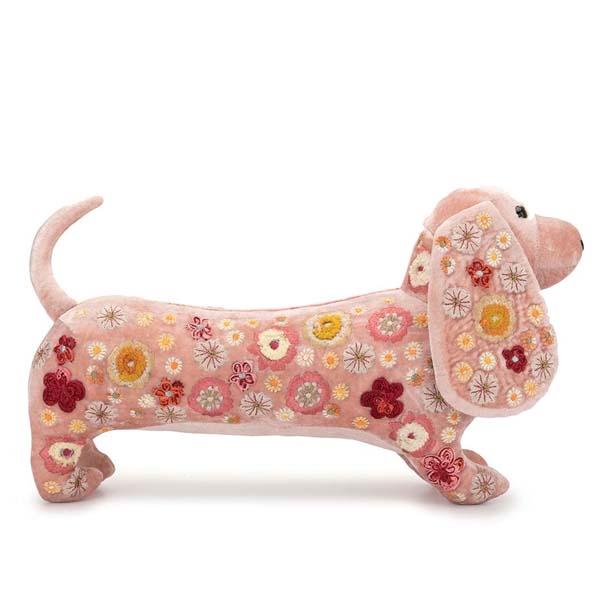 ドッグ ソフビ人形 Anke メンズ 刺繍 プレゼント インテリア セレクトショップ Anke ぬいぐるみ ダックス トイ メンズ Closet京都のセレクトショップdivacloset ベルベット Drechsel インポートブランド フローラル 置物 ソフト 部屋 Diva 雑貨 人形 メディコム 犬 Medicom