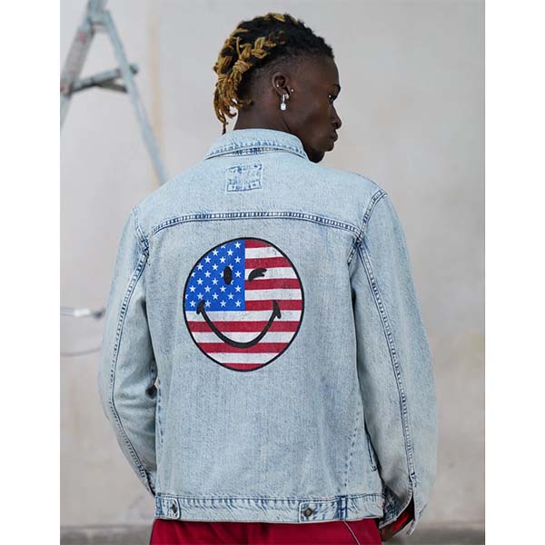 新発 Sernes サーネス スマイリー プリント デニムジャケット アウター 代30代40代 日本未入荷 大きいサイズあり 流行 最新 メンズカジュアル Edm フェス ファッション メンズ 男性 セレクトショップ Diva Closet 人気特価激安 Ditpoludara Baharkam Polri Go Id