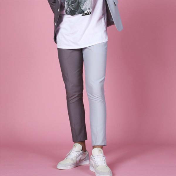 最適な価格 Boohoo ブーフー Boohoo バイカラー スキニー スーツパンツ インポートブランド 小さいサイズ 大きいサイズあり メンズ ファッション オシャレ 代 30代 40代 宅送 Www Balloonylandkw Com