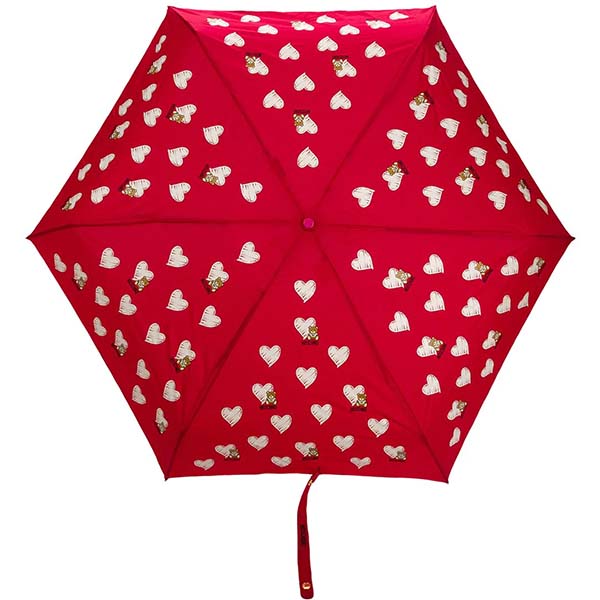 京都のセレクトショップdivacloset モスキーノ Moschino ハート 傘 折りたたみ傘 持ち運び便利 Umbrella ハイブランド インポート ブランド ファッション 30代 代 40代 Anasps Org Br