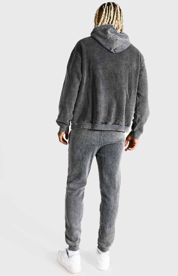 Boohoo ブーフー ルーズ 酸 ウォッシュ フェース パーカー ジョガー トラックスーツ セットアップ 2剥身 上下 銘柄 トラックスーツ 汗 インポートブランド 一走り 体育館 運動競技 卑小号 ラフサイズあり メンズ 流行り物 Geo2 Co Uk