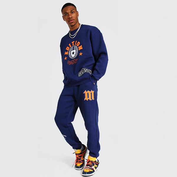 Boohoo ブーフー プリント トレーナー ジョガー トラックスーツ セットアップ 2ピース 上下 ブランド トラックスーツ スウェット インポート ブランド ランニング ジム スポーツ 小さいサイズ 大きいサイズあり メンズ ファッション Gamerstore Ma