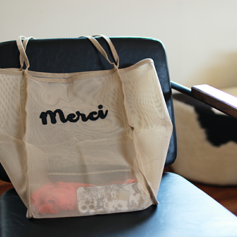 楽天市場】日本未発売【パリ直輸入】Merci cotton Tote Bag