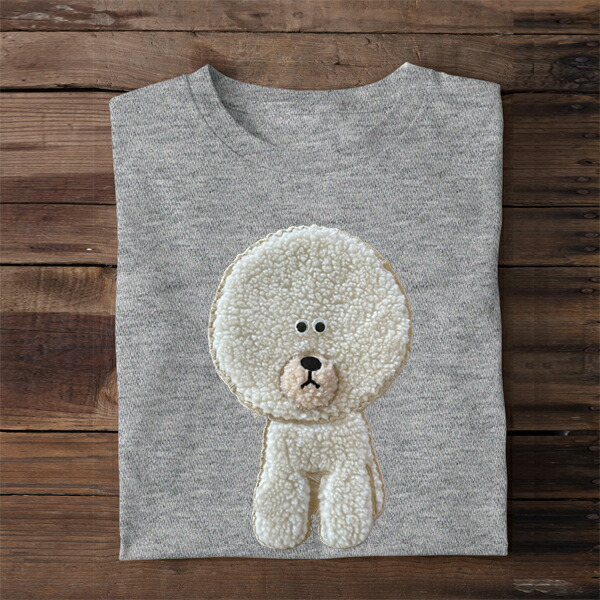 楽天市場】もこもこ うさぎ ウサギ ラビット ワッペン刺繍 T