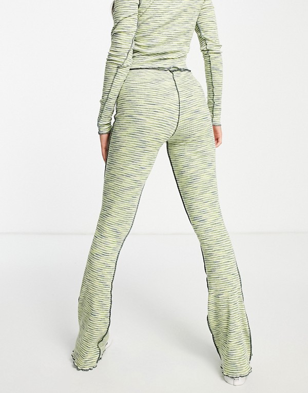 トップショップ Topshop Topshop トップショップコーディネイトスペースダイフレアパンツグリーン ボトム パンツ レディース 女性 インポートブランド 小さいサイズから大きいサイズまで Mydrap Com