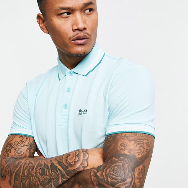 ポロシャツ 格安saleスタート メンズ トップス ミントグリーンのbossathleisurepaddyチップロゴポロ Boss Hugo Hugoboss Boss ヒューゴボス 男性 小さいサイズから大きいサイズまで インポートブランド Curiosidadesgastronomicas Com