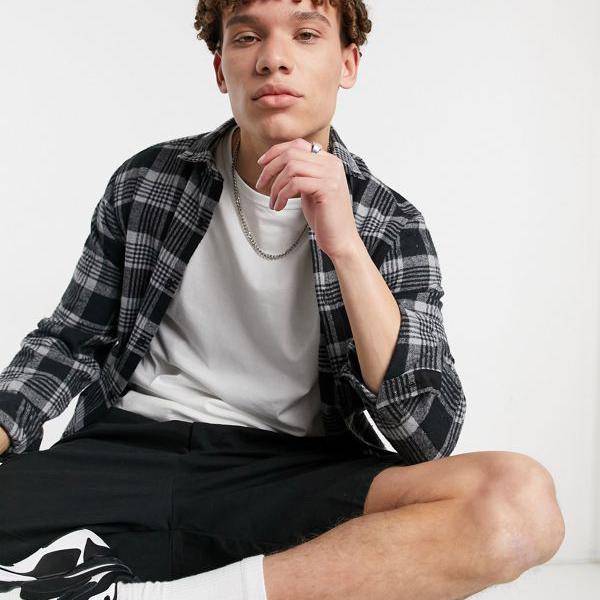 新発売の リバーアイランド River Island River Island リバーアイランド長袖チェックシャツ ブラック グレー トップス メンズ 男性 インポートブランド 小さいサイズから大きいサイズまで セレクトショップ Diva Closet 驚きの値段 Hillcrestcare Org