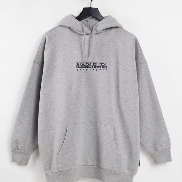ナパピリ Napapijri Napapijri ライトグレーのnapapijriボックスパーカー トップス レディース 女性 インポートブランド 小さいサイズから大きいサイズまで Agoranotizia It