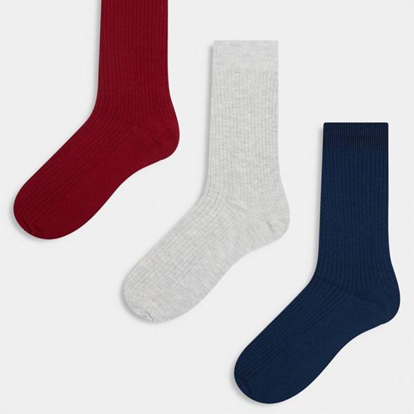 【楽天市場】ジャックアンドジョーンズ Jack & Jones Jack & Jones 3 パック リブソックス マルチ 靴下 メンズ 男性