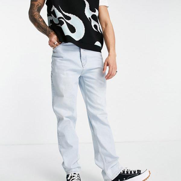 安い購入 楽天市場 エイソス Asos Asos Asosdesignパパジーンズヴィンテージライトウォッシュ パンツ ボトム メンズ 男性 インポートブランド 小さいサイズから大きいサイズまで セレクトショップ Diva Closet 新版 Www Qatarballoonfestival Com