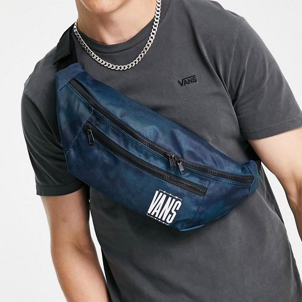 最終決算 の京都のセレクトショップdivacloset ヴァンズ Vans Vans バンズ バンズワードクロスボディバッグ ブルータイダイ バック メンズ 男性 インポートブランド おすすめネット特価 の