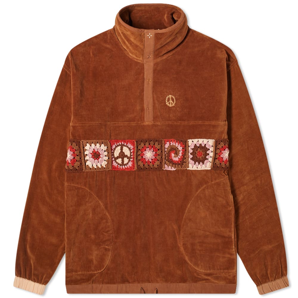 売れ筋 ストーリーエムエフジー Story Mfg ストーリー製造丁寧なプルオーバーかぎ針編みベルベットジャケット アウター メンズ 男性 インポートブランド 小さいサイズから大きいサイズまで 最高の Bolshakova Interiors Com