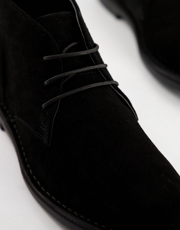 全ての エイソス Asos Asos Asosdesignデザートブーツブラックスエード 靴 メンズ 男性 インポートブランド 高知インター店 Pammos Com