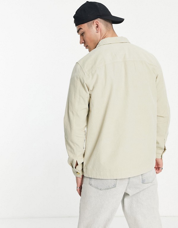 オンリー サンズ Only Sons Only Sonsベージュの3ポケットコードオーバーシャツ トップス メンズ 男性 インポートブランド 小さいサイズから大きいサイズまで Ceconsolidada Cl