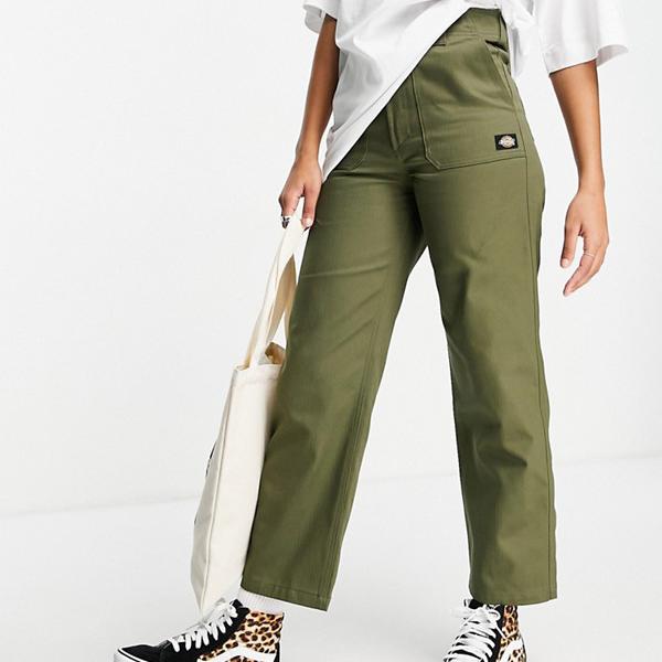 日本最級 ボトム パンツ カーキ色のディッキーズチョキオパンツ Dickies ディッキーズ レディース 小さいサイズから大きいサイズまで インポートブランド 女性 パンツ Williamsav Com
