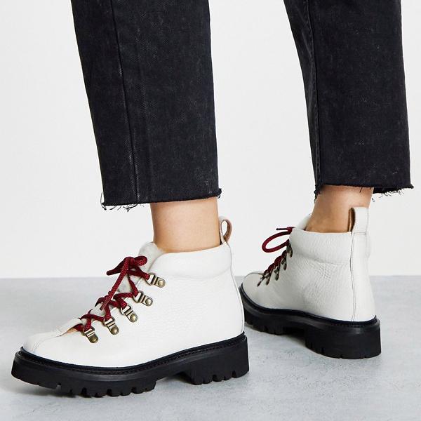 グレンソン Grenson グレンソンブリジットハイカーブーツ ベージュレザーのボルグタン 靴 レディース 女性 インポートブランド 小さいサイズから 大きいサイズまで 3r Mozambique Com