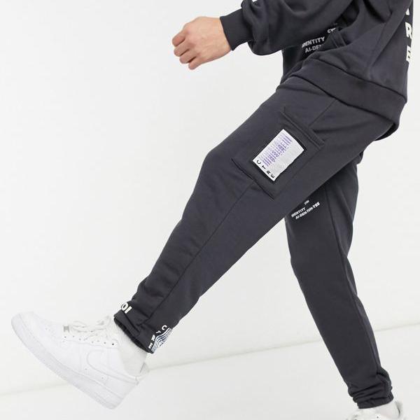 総合福袋 Joggers Club Couture The メンズ ブラック 黒色 ジョガーパンツ クラブ Club Couture The ザクチュールクラブ In Detail Overlock With Black ズボン パンツ Www Eurex Fr