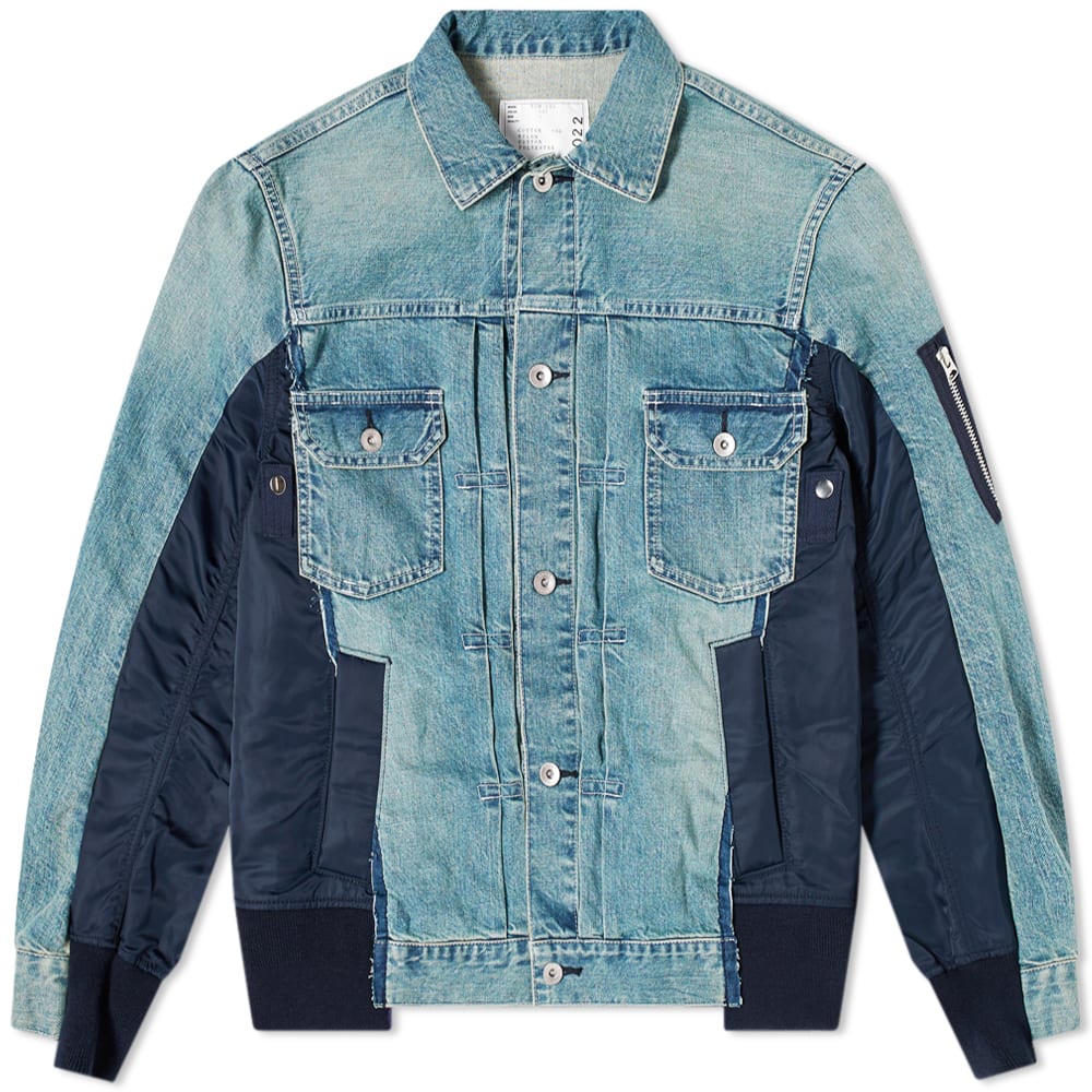 34770円 世界の人気ブランド 18AW sacai サカイ リメイクボアデニムコート 34770円 世界の人気ブランド 18AW sacai サカイ リメイクボアデニムコート