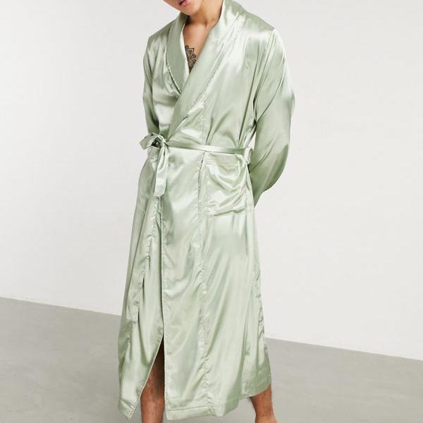 Closet京都のセレクトショップdivacloset インポートブランド エイソス Asos メンズ Diva 男性 エイソス ミントのasosdesignドレッシングガウン ミントのasosdesignドレッシングガウン メンズ Asos 部屋着 小さいサイズから大きいサイズまで セレクトショップ