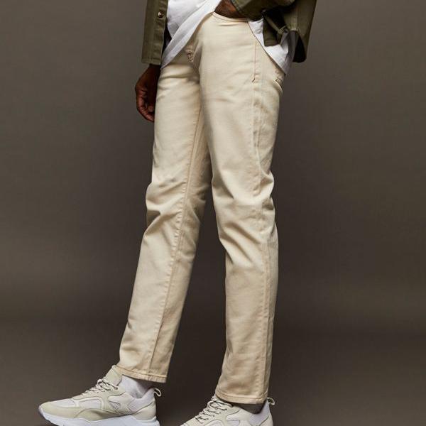 大人も着やすいシンプルファッション トップマン 小さいサイズから大きいサイズまで インポートブランド 男性 メンズ ボトム パンツ ベージュのトップマンストレートジーンズ Topman Topman ズボン パンツ Www Luxgorillasafaris Com