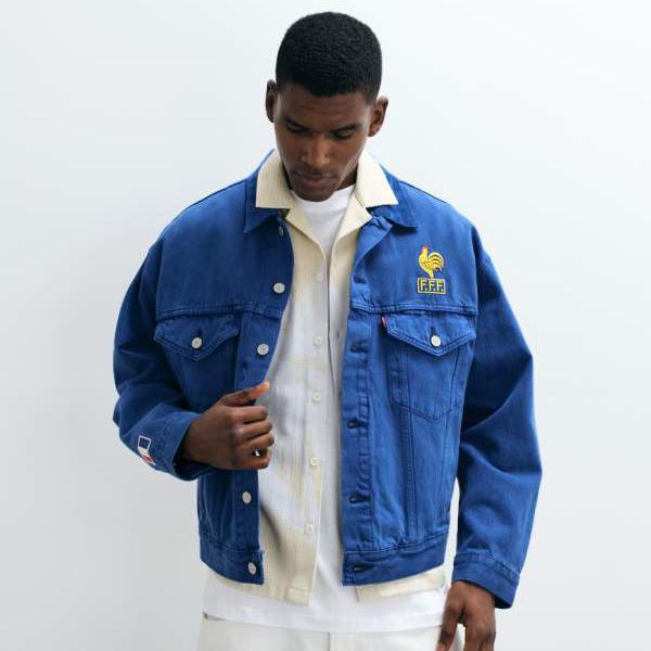 リーバイス Levi's リーバイス フランス製 デニム トラッカー セットアップ ジャケット（ブルーウォッシュ） 帽子 メンズ 男性 インポートブランド｜セレクトショップ　Diva　Closet