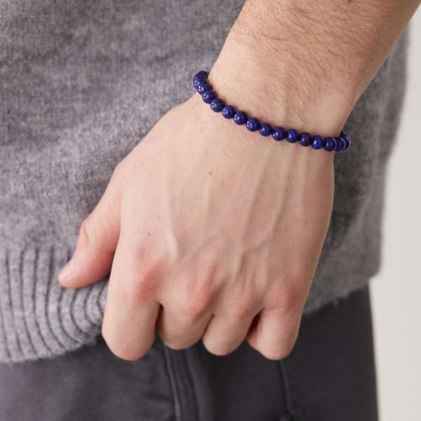 フェイデッドフューチャービーズブレスレット（ブルーブラック） アクセサリー メンズ 男性 インポートブランド